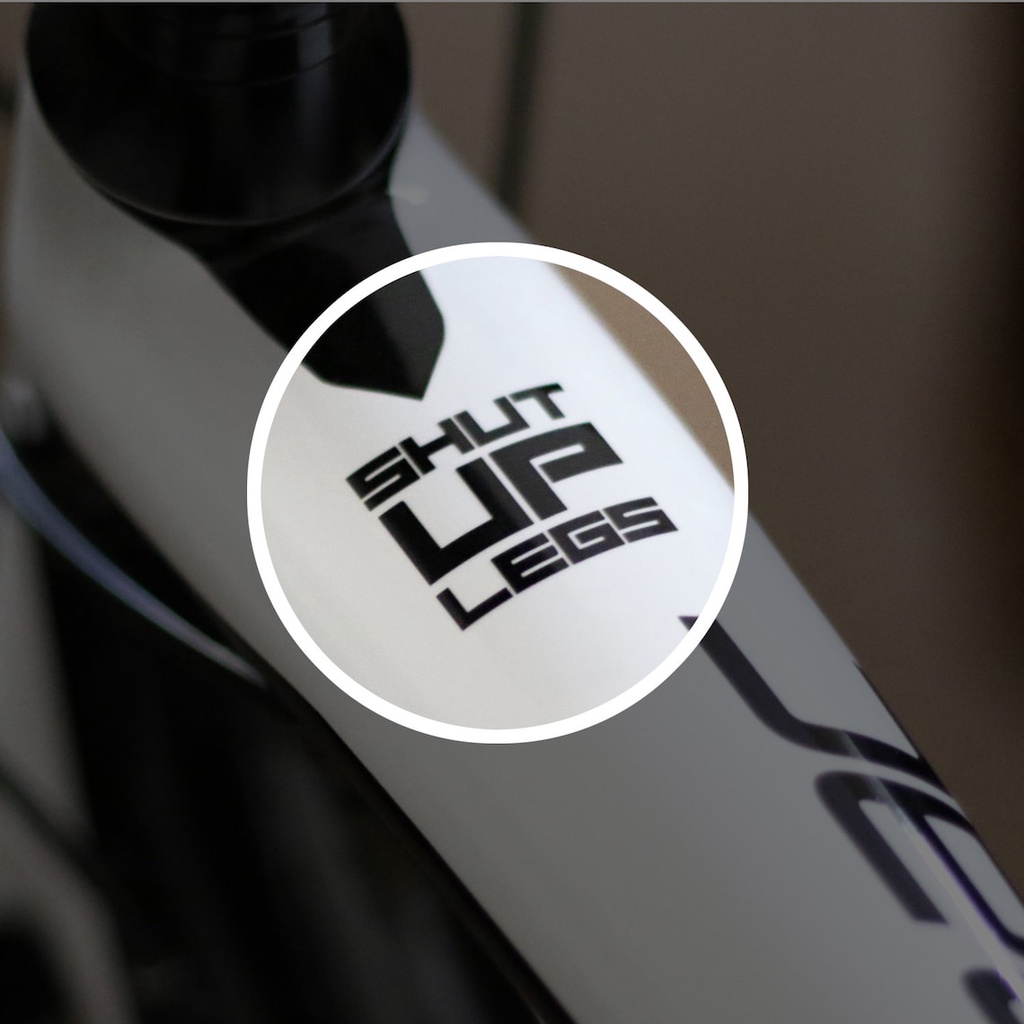 สติ๊กเกอร์ติดจักรยาน Shut UP LEGS! Jens Voigt สร้างแรงบันดาลใจ - สติ๊กเกอร์รูปลอกจักรยาน