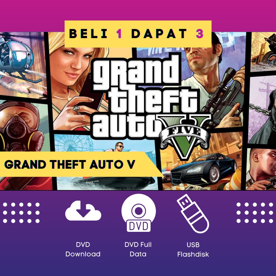 Grand Theft Auto V/Gta5/GTA V [สํารอง 5T3AM] | เกม PC ของแท้