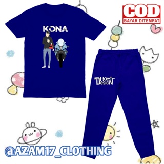 ชุดเสื้อเชิ้ต Jogger Dhot Design Kona สําหรับเด็กผู้ชาย และเด็กผู้หญิง