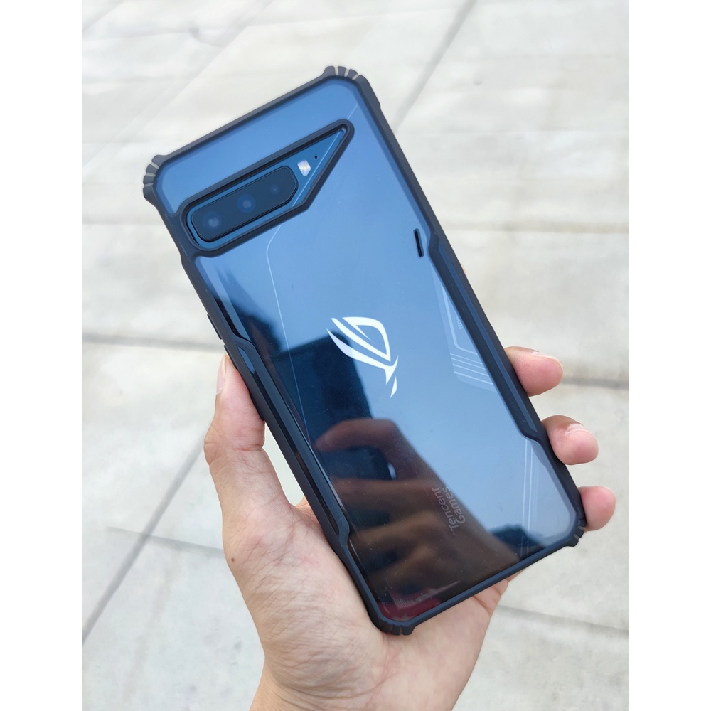[พร้อมส่ง] เคสโทรศัพท์อะคริลิคใส กันกระแทก พร้อมฟิล์มกันรอย สําหรับ ASUS ROG Phone 6 5 3 2