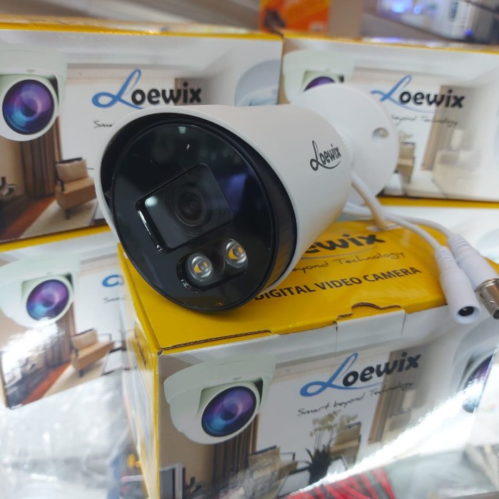 Viral Loewix กล้องวงจรปิดกลางแจ้ง 5mp สี LX-15F550 AHD HYBRID 4IN1