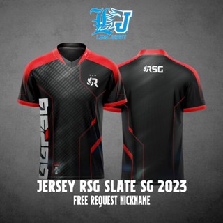 เสื้อกีฬาแขนสั้น ลายทีมชาตินิกเกิล Jersey RSG SLATE SG 2023