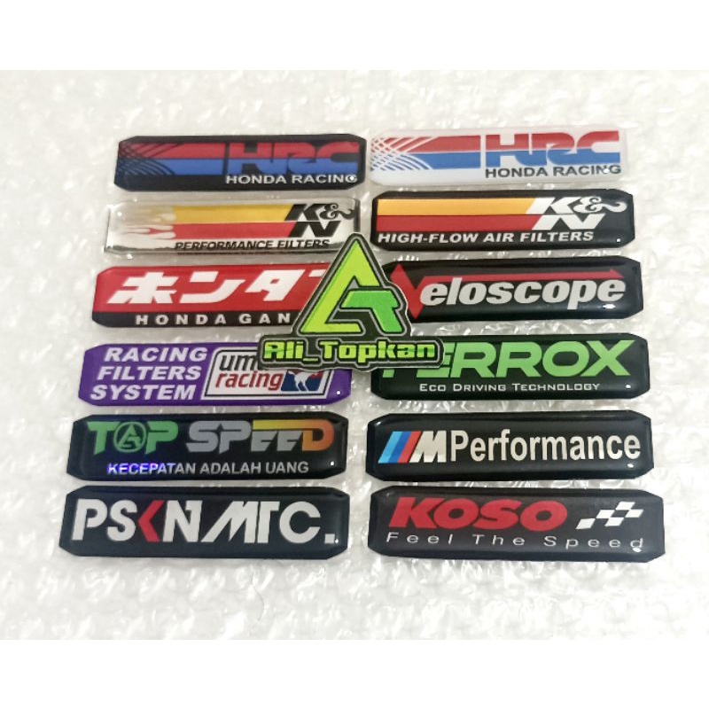 สติ๊กเกอร์สัญลักษณ์ตัวกรองฝาครอบนูน PCX VARIO ADV FORZA Beat