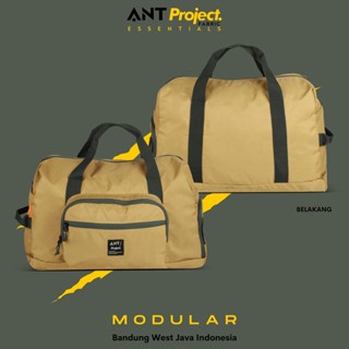 Ant PROJECT - Duffel กระเป๋ายิม แบบแยกส่วน - สีเหลือง - กระเป๋ากีฬา กระเป๋าดัฟเฟิล