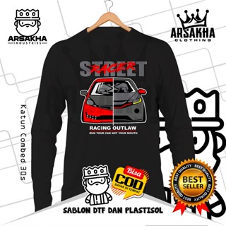 ชุดเสื้อแจ๊ส ผ้าฝ้าย ลาย JDM Distro 30S Arsakha สไตล์สตรีท