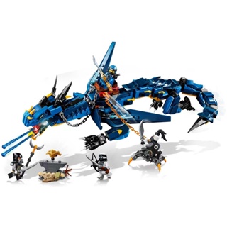 493 ชิ้น|ของเล่นตัวต่อเลโก้ Ninjago Stormbringer Ninja Mech Dragon เสริมการศึกษา สําหรับเด็ก