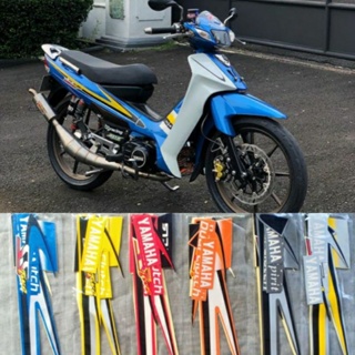 สติกเกอร์ ลายทาง สีฟ้า สําหรับ Yamaha f1zr SS TWO f1zr