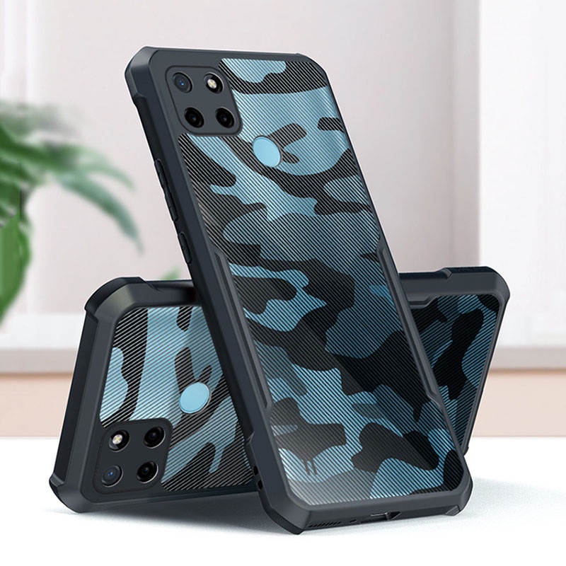 ลายพรางกันกระแทกสําหรับOPPO Realme C25S C21Y C25Y C31 C55 Realme GT Neo/Q3 Pro/X7 Max 3 2 Pro 2/3T/Q