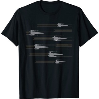 เสื้อยืด พิมพ์ลาย Star Wars X-Wing Starfighters Soar นําเข้าจากสไปเดอร์แมน สําหรับผู้ชาย และผู้ใหญ่