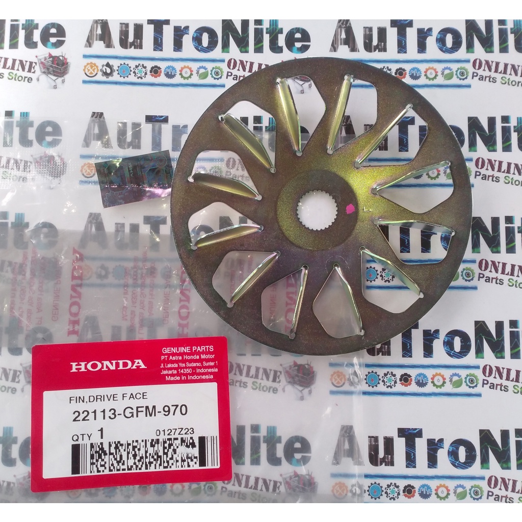 ด้านหน้ารอกพัดลมแผ่น Fin Drive Face 22113-GFM-970 Original Honda Beat Scoppy Spacy คาร์บูเรเตอร์ Var