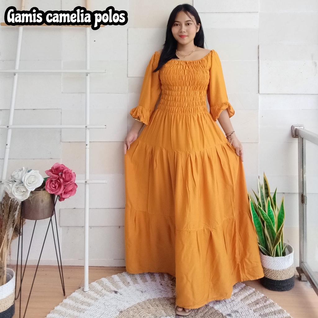 PLAIN CAMELIA GAMIS -B