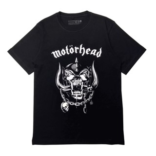 เสื้อยืด พิมพ์ลายโลโก้ Motorhead