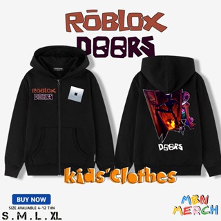 Roblox เสื้อแจ็กเก็ต มีซิป มีฮู้ด สําหรับเด็กผู้ชาย