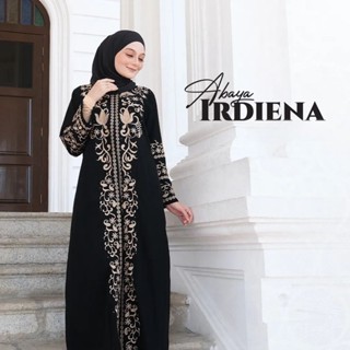 ชุดเย็บปักถักร้อย abaya abaya สีดํา แบบดั้งเดิม สไตล์โมเดิร์น