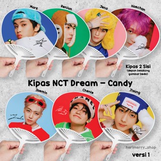 อัลบั้ม NCT Dream Candy fan - Merchandise KPOP Handfan Unofficial Uchiwa NCT Winter