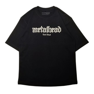 เสื้อยืด ขนาดใหญ่ ลายหัวโลหะ ยุค 16s