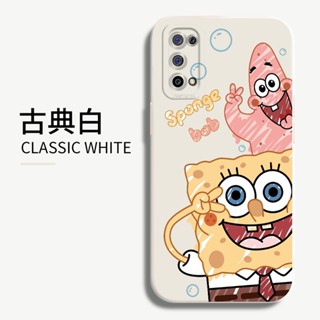 เคสโทรศัพท์ซิลิโคน TPU แบบนิ่ม ลายการ์ตูนสพันจ์บ็อบ กันกระแทก ป้องกันเลนส์ สําหรับ Realme 7 8 4G 5G Pro 7i C17 8i