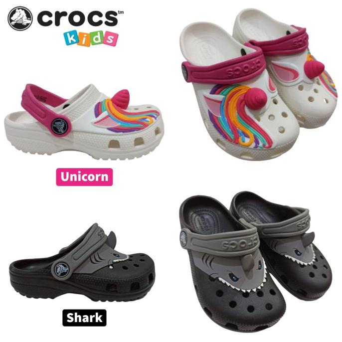 CROCS KIDS FUN LAB 3D / KIDS SANDALS / CROCS UNICORN / CROCS SHARK