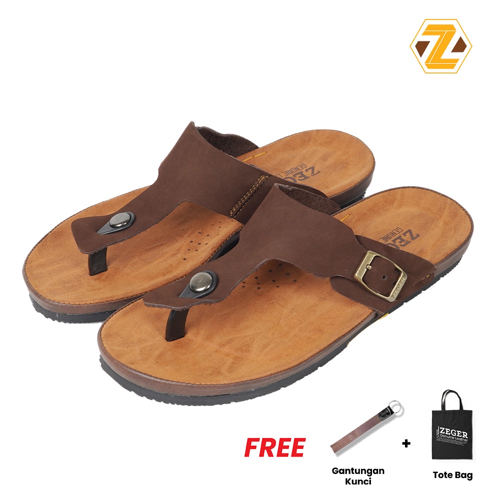ZEGER รองเท้าแตะหนังผู้ชาย - Viking 959