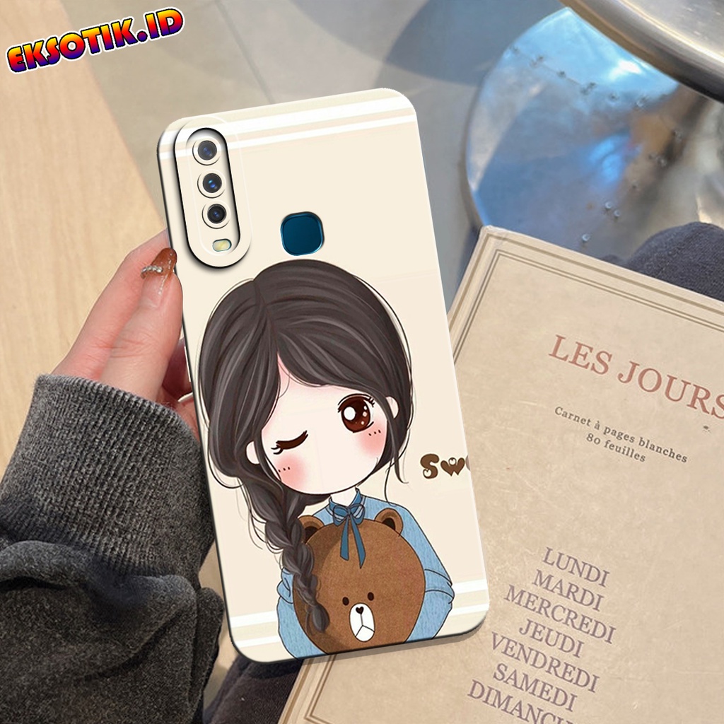 เคส HP VIVO Y12 Y15 Y17 - Eksotik.id - VIVO Y12 Y15 Y17 Casing - เคส CUTE GIRL - เคสมือถือ - VIVO Y1