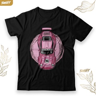 เสื้อยืด พิมพ์ลาย RWB porsche 993 Pink Pig Sopranos Livery Series 1 BAJU DISTRO