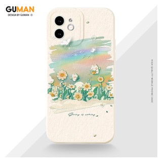 GUMAN เคสไอโฟน เคสซิลิโคนนุ่มกันกระแทกการ์ตูนน่ารักตลก เคสโทรศัพท์ Compatible for iPhone 15 14 13 12 11 Pro Max SE 2020 X XR XS 8 7 6 6S Plus พลัส XYM1717