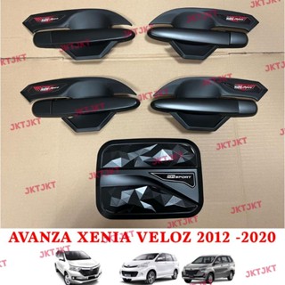 ฝาครอบถังน้ํามัน สีดํา สําหรับ Avanza Xenia Veloz 2012 2015 2018 2020 GR SPORT