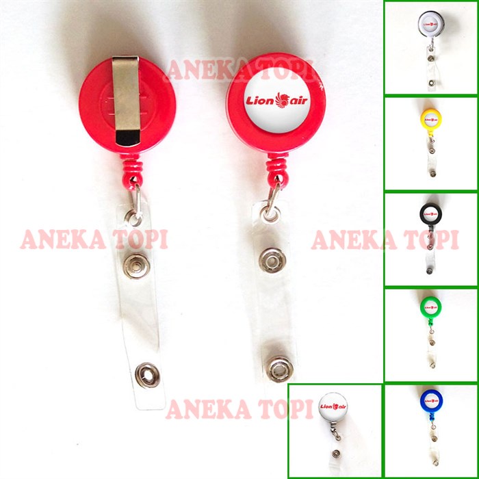 GUNGAN ID Card Yoyo Lion Air Lanyard ID Card Holder Lion Air Logo - หมวกต่างๆ