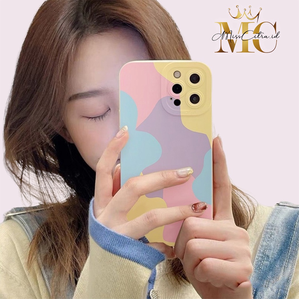 Ss100 SOFTCASE ซิลิโคน RAINBOW MOTIF สําหรับ SAMSUNG J2 J4 J4+ J6 J6+ J7 A02 A02S A03 A03S A04 A04 A