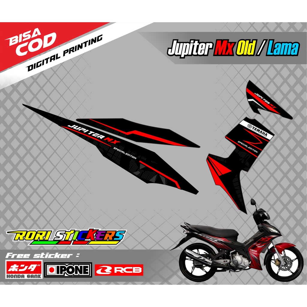 Jupiter MX OLD Variation STRIPING/JUPITER MX OLD สติกเกอร์ลิสต์ สําหรับติดตกแต่งรถจักรยานยนต์