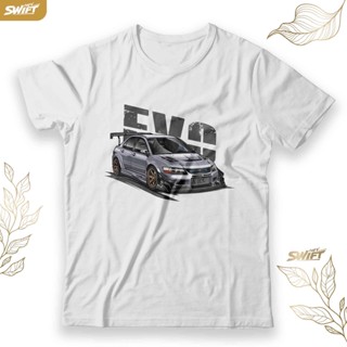 เสื้อยืด พิมพ์ลาย Evolution IX evo 9metal Gray JDM BAJU DISTRO