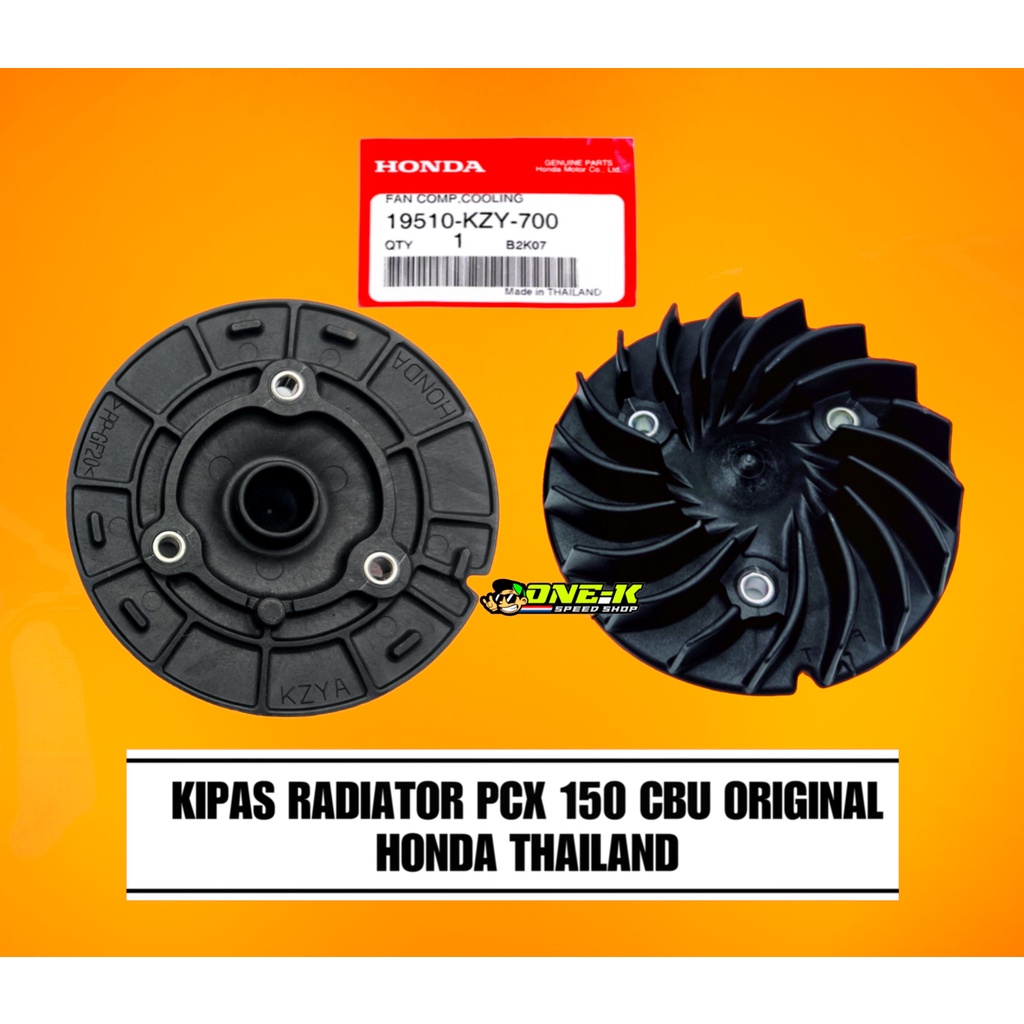LOKAL MESIN Original Honda PCX KZY Thailand COMP COLLING FAN ENGINE FAN สําหรับ Vario 125 150 PCX ท้