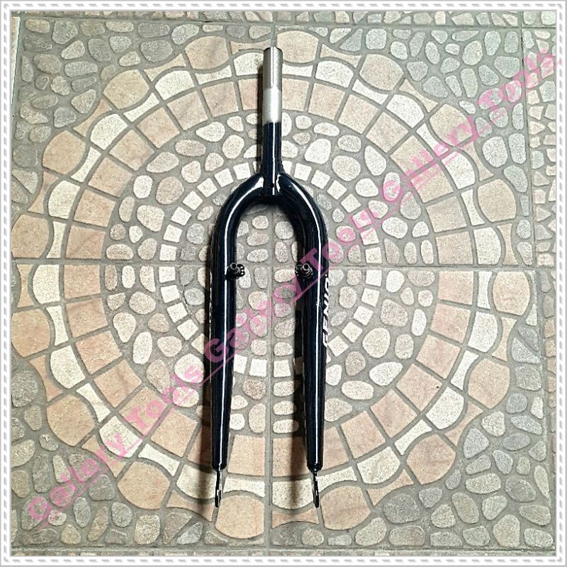 Hitam Mtb BIKE FORK 26" GENIO BLACK IRON 25.4 อุปกรณ์เสริมอะไหล่จักรยาน