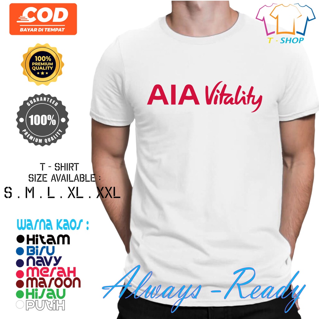 เสื้อยืด AIA VITALITY เสื้อยืดบริษัท Distro