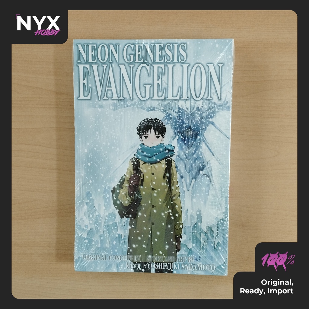 Neon Genesis Evangelion 3-in-1 Edition Manga Comic English Import เล่ม 5 (รวม 13, 14)