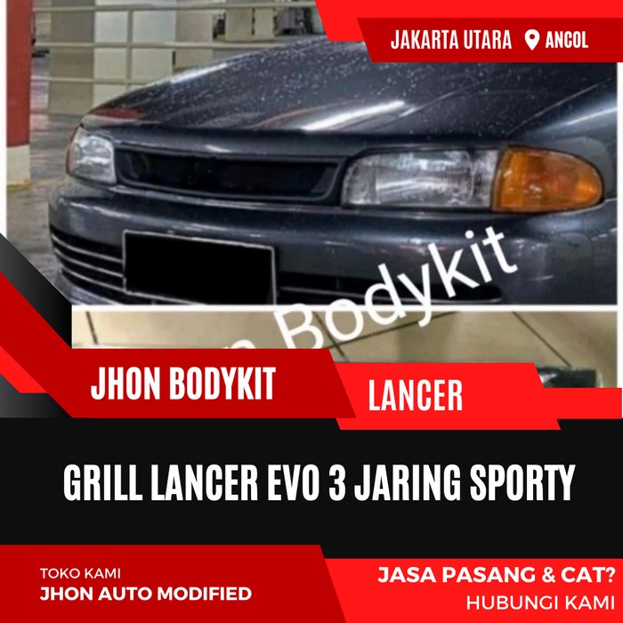 GRILL LANCER EVO 3 NET SPORTY CUSTOM GRILL EVO 3 SPORT