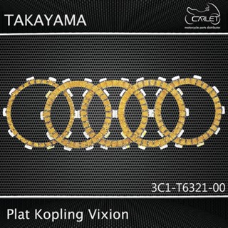 แผ่นคลัทช์ Takayama Plate Vixion (กด = 5 ชิ้น)