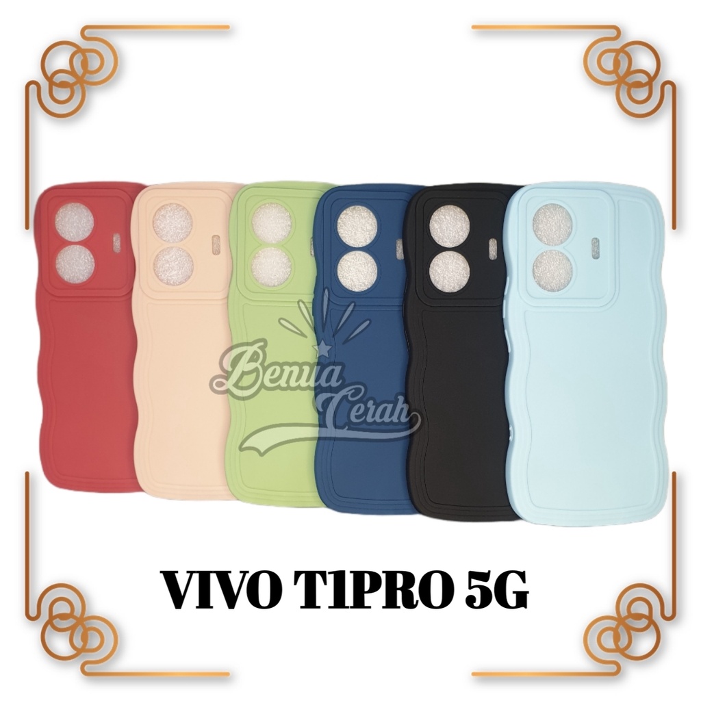 SOFTCASE VIVO T1 PRO 5G / Y12 / Y12S / V7 / Y36 5G SILICON WAVE SOFTCASE COLOR - BCR