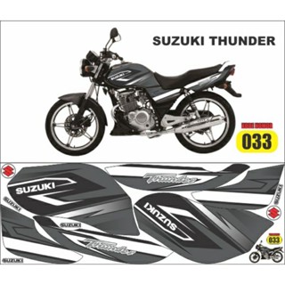 สติกเกอร์ ลาย Suzuki thunder 125 lis สําหรับตกแต่งร่างกาย