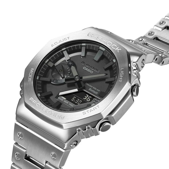 Save Casio G-Shock Gm-B2100D-1Adr นาฬิกาข้อมืออะนาล็อก สายเข็มขัดเหล็ก สําหรับผู้ชาย