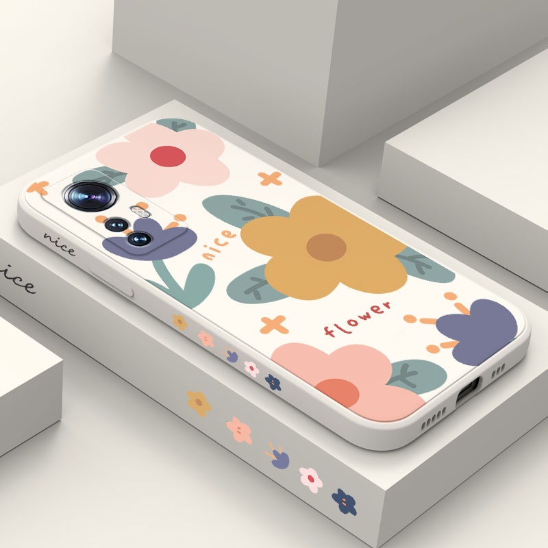 เคสโทรศัพท์มือถือ ลายดอกไม้ ดวงอาทิตย์ ใส่สบาย สําหรับ Xiaomi Poco M6 X6 F6 F5 M5 M5S X5 PRO C65 4G 5G