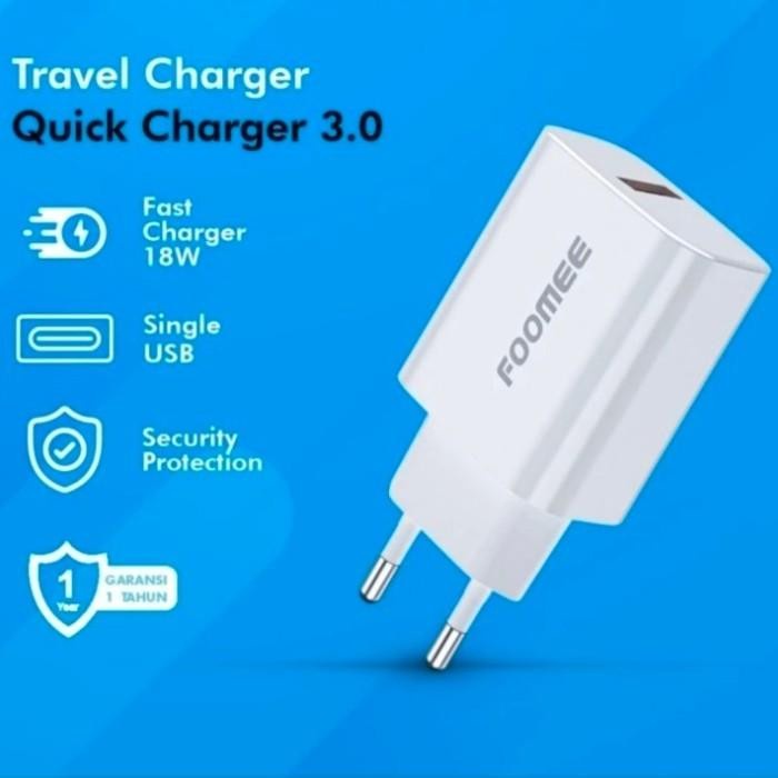 FOOMEE FR101 / CQ25 3A Fast Charging Charger Adapter Quick Charge 3.0 Charger