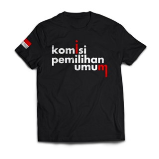 เสื้อยืดแขนยาว พิมพ์ลาย KPU TYPHOGRAPHY PPS 2024th Election สําหรับผู้ชาย และผู้หญิง