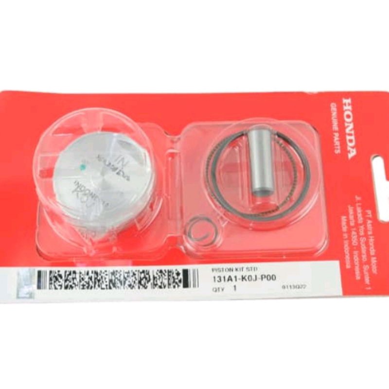131A1-K0J-P00 HGP AHM 100% ORIGINAL PISTON KIT/FULL PISTON PACKAGE GENIO 131A1K0JP00