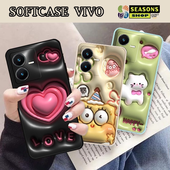 [UV19] Softcase Macaron ตัวป้องกันกล้อง Vivo Y02 Vivo Y35 Vivo Y22 2022 Vivo Y16 Vivo V25e Vivo Y16 