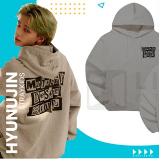 เสื้อกันหนาว มีฮู้ด ลาย Jumper Hyunjin straykids ransom note