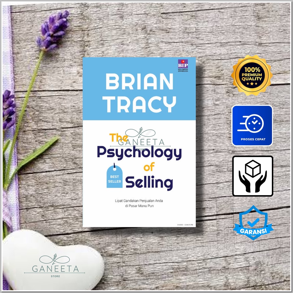 หนังสือ The Psychology Of Selling Book By Brian Tracy ภาษาอังกฤษ