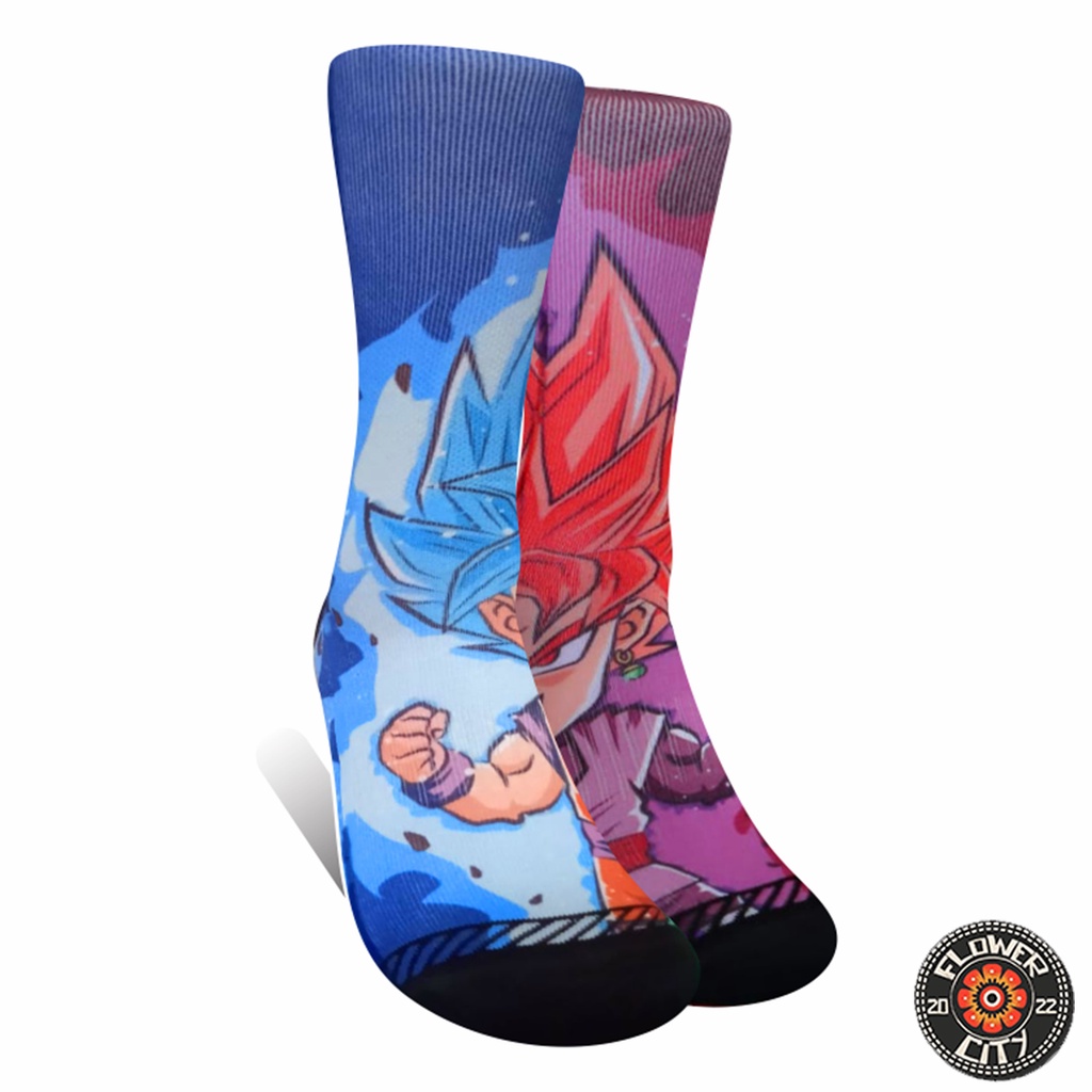 เลขที่. F133 ถุงเท้าดราก้อนบอลคุพิมพ์ลายเต็ม (FC)