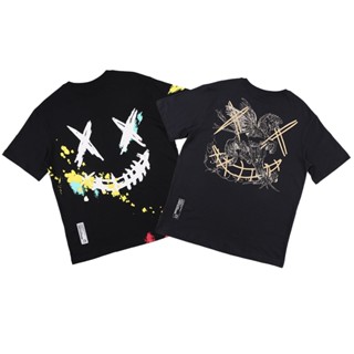 Ric เสื้อยืด ลายหัวใจแตก OV20149