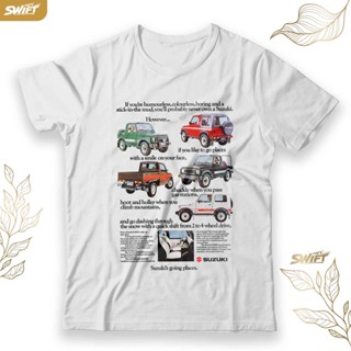 เสื้อยืด พิมพ์ลาย SUZUKI SAMURAI Jimny Generation offroad 4x4 BAJU DISTRO